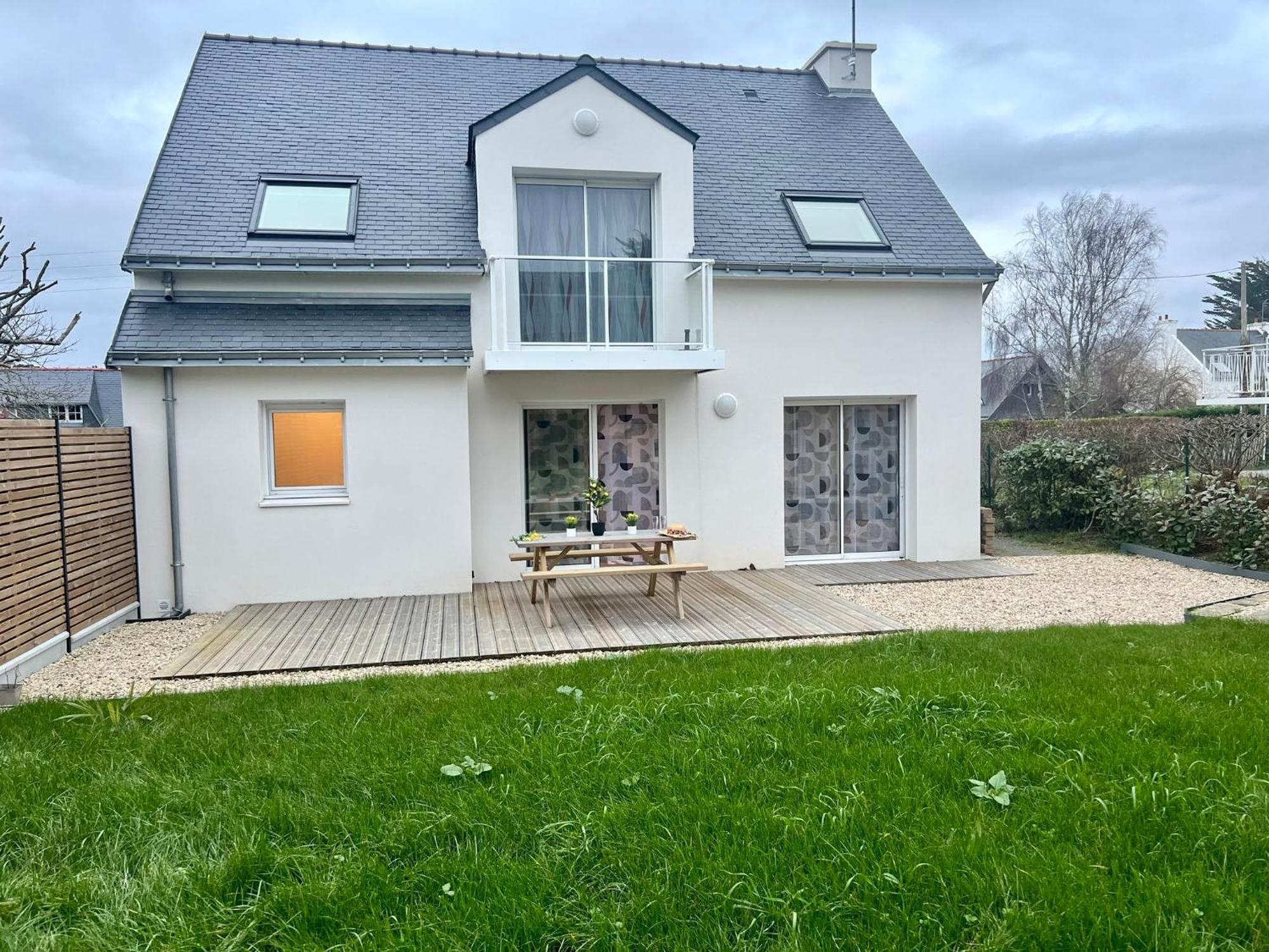 Le Belaven, Neuf, Cosy, Terrasse, Jardin, Kerfany Plage, 1 A 6 Pers Moëlan-sur-Mer Exterior foto